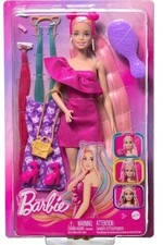 Barbie Fun & Fancy Hair Fashion Doll with Extra-Long Color-Streaked Blonde Hair