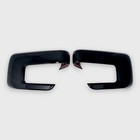 Fits 2021-2024 Ford F-150 Mirror Cover Caps Gloss Black 2Pcs ABS Plastic