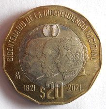 2021 MEXICO 20 PESOS - AU/UNC - HIGH QUALITY RARE TYPE Coin - Lot N4