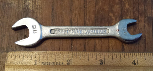 Craftsman 3/8” x 7/16” MAULSCHLÜSSEL C1 VANADIUM 1723 USA - Bild 3 von 3