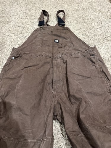 Babero de algodón marrón pato lavado sin forro Heartland Berne para hombre talla 46 X 30 - Imagen 5 de 12
