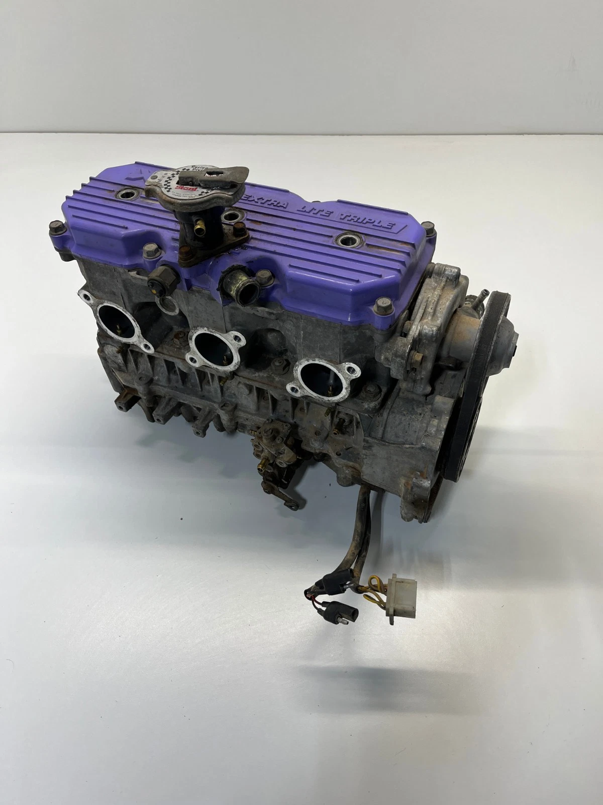 95 Polaris Indy XLT 600 OEM GOOD RUNNER Engine Motor Crankcase Cyl 110 PSI READ