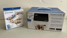 VuPoint IPWF-P100-VP Photo Cube Wireless Smart Color Phone Photo Printer Bundle