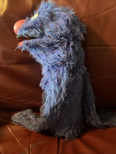 1970s Vintage Jim Hensen Muppets Inc Sesame Street Grover Hand Puppet 12” Rare - Picture 7 of 11