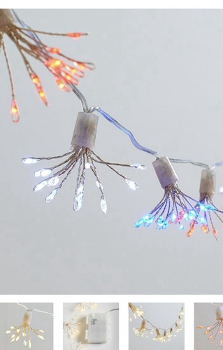NEW! Pottery Barn Americana Multi-Mode Mini Firework String Lights - 6Ft - Picture 5 of 8