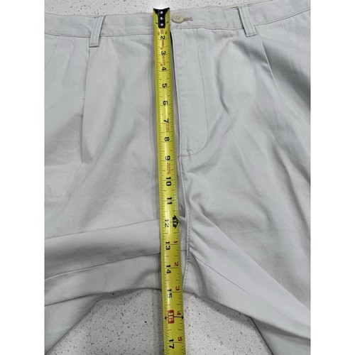 Pantaloncini uomo casual IZOD lavaggio morbido outdoor nuovi con etichette taglia 40 cuciture interne 9,5” beige marrone - Foto 4 di 10