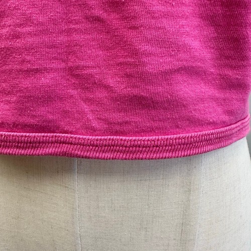 Vintage 90s Energie Bi Currants pink cotton cropped tank top size medium - Picture 4 of 11