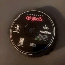 Nightmare Creatures (Sony PlayStation 1, 1997) pre-owned disc only 