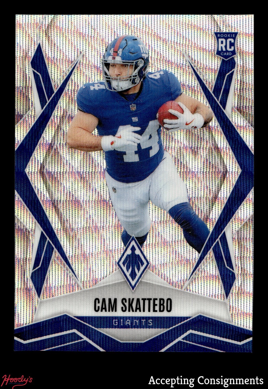 2025 Panini Phoenix Wave #168 Cam Skattebo RC ROOKIE GIANTS 038/199