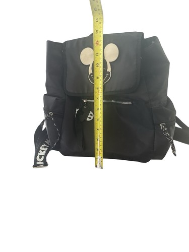 Disney Junior Primark Mickey Mouse Black White Drawstring Backpack Graphic Bag - Picture 13 of 14