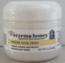 Eczema Honey Soothing Facial Cream Sensitive Skin Solution 2 oz NEW SEALED