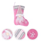  1Pc Weihnachts dekorative Strümpfe Süßigkeiten Geschenkbeutel Gesichtslose