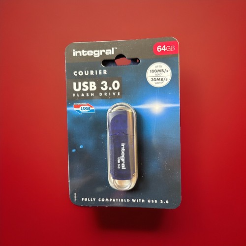 INFD64GBCOU3.0 Integral USB 3.0 Flash Drive Courier 64Gb - Picture 1 of 2