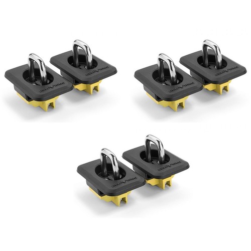 BullRing Classic Retractable Tie Downs for 95-16 F-150 Sierra Ram 1500 Pair of 3