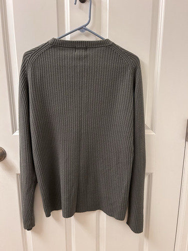 BC Ethic Life Of Leisure Vintage Ribbed Crewneck Sweater Y2K Style Men’s XL - Picture 4 of 4