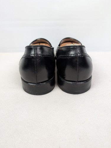 ALDEN Full Strap Slip On Penny Loafer Black Calf Leather Sz 12 B Model 681 USA - Picture 3 of 9