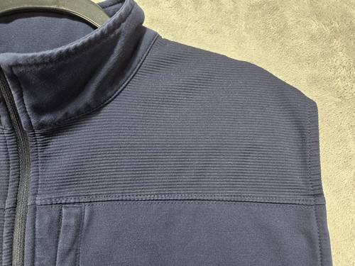 Chaleco de golf FJ Footjoy Dryjoy para hombre grande azul sin mangas cremallera completa chaqueta bolsillos - Imagen 5 de 23