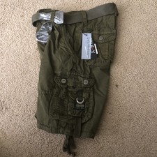 Boys Cargo Shorts Army Green Size 12 By Galaxy