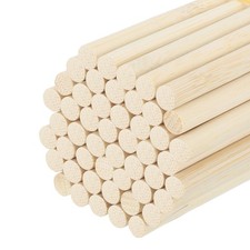 Wooden Dowel Rods,10cm/4" Round Dowel Rod,8mm/0.32" Stick,50 Pack