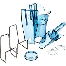 San Jamar SI5000 Polycarbonate Saf-T-Scoop and Guardian System, 6oz to 10oz, for