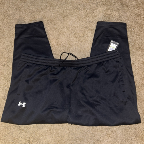 Under Armour Sweatpants Mens 5XL Black Fleece Athletic Pants 1373402 New - Picture 1 of 9