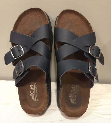 Cliffs White Mountain Damen-Riemchensandalen schwarz Kunstleder Holden 7,5 M
