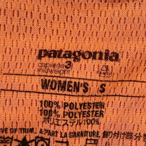 Patagonia Capilene 3 midweight 1/4 Zip Pullover Striped Womens size small - Bild 6 von 6