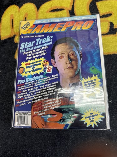 Gamepro February 1993 Magazine With Art Of Fighting World Heroes Pullout - Picture 8 of 8