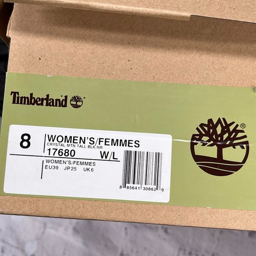 Timberland Crystal Mountain Botas Altas Impermeables Marrón y Negro 17680 UK 6 - Imagen 10 de 10