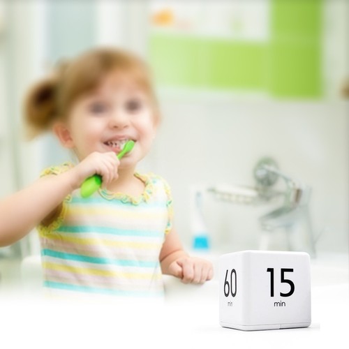 Creative Cube Timer Timer (15-60 Minutes) White - Picture 3 of 9