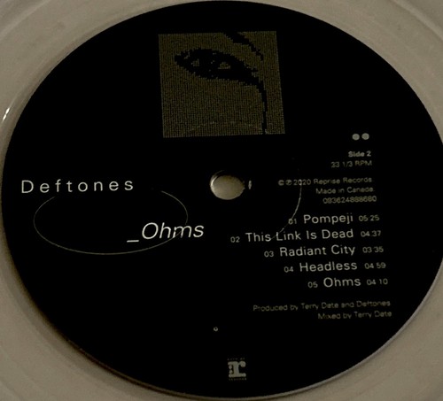 DEFTONES OHMS 2020 SPECIAL EDITION CLEAR Near Mint VINYL Near Mint Cover LP - Bild 6 von 12