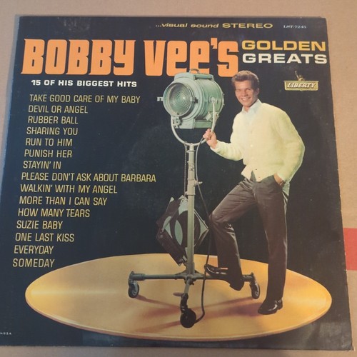 BOBBY VEE Bobby Vee's Golden Greats 1962 Stereo LIBERTY superb EX
