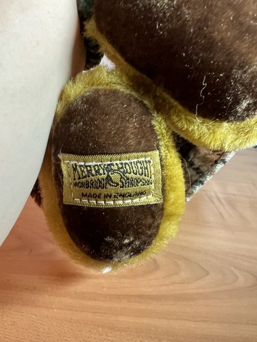 MERRYTHOUGHT TEDDY BEAR SHERLOCK HOLMES 15 INCH MOHAIR 1993 HERITAGE COLLECTION - 第 8/9 張圖片