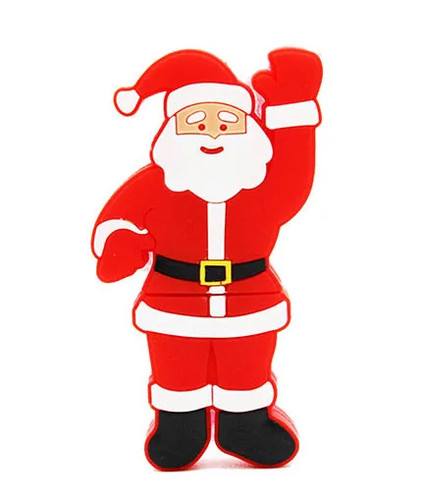 Christmas Gifts USB Flash Drive 64GB Santa Claus Memory Stick Storage Pendrive - Afbeelding 17 van 18