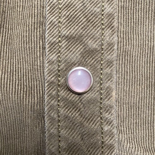 Old Navy Shirt Mens Medium Corduroy Western Snap Button Vintage Fit Pockets - Picture 3 of 9