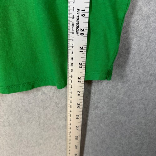 Express Damen Grün XS Top 3/4 Arm V-Ausschnitt Knopf Akzent - Bild 7 von 8