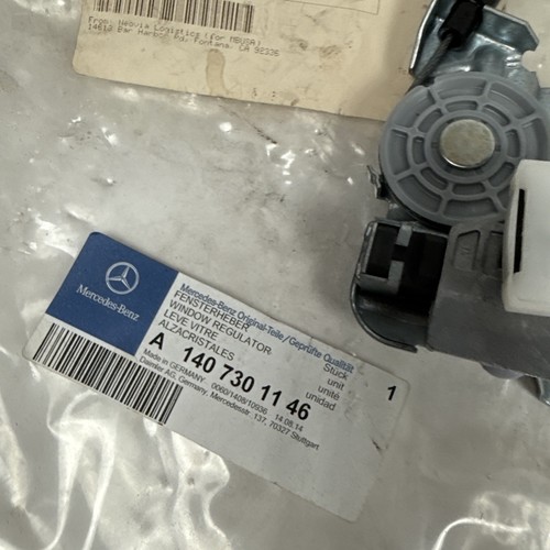 Mercedes Window Regulator Lifter LEFT Rear 1407301146 S500 S600 S320 400SEL NEW - 第 3/12 張圖片