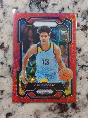 2024 Prizm Draft Picks #18 Oso Ighodaro RC Red Scope Prizm /88