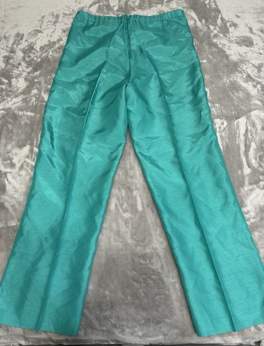 Courtenay Womens Pants Green Size 6 Classic Business Rear Zipper Elegant EUC - Picture 6 of 10