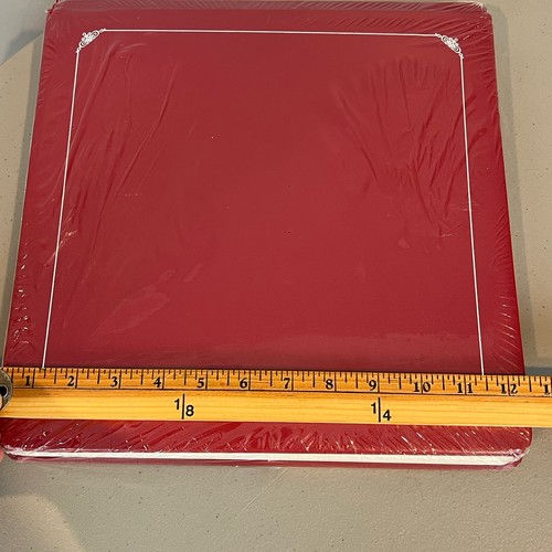 Creative Memories Red 12x12 Album With 15 Pages Old Style New with Defect - Picture 10 of 11