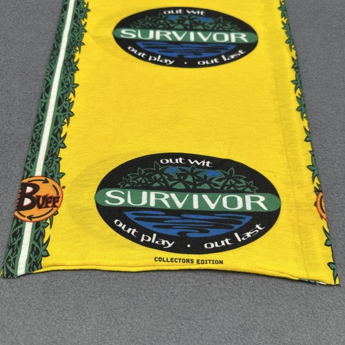 Survivor Borneo Season 1 Yellow Pagong Tribe Buff Collectors Edition - Picture 15 of 15