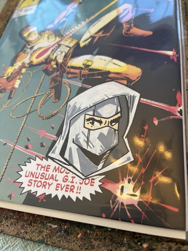🔥GI JOE # 21 (FACSIMILE) - STORM SHADOW Remarque "SILENT" ISSUE - LARRY HAMA 🔥 - Picture 2 of 4