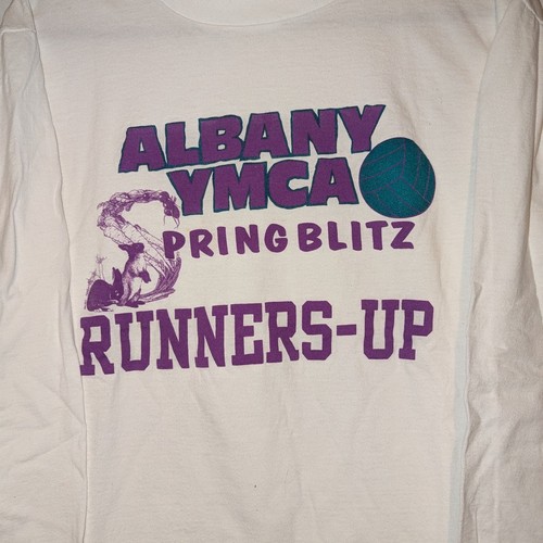 90s Albany YMCA Springblitz Runners Up Volleyball Long Sleeve t-shirt - Picture 3 of 6