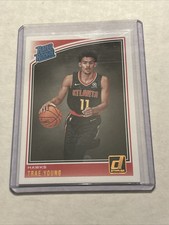 2018-19 Panini Donruss Rated Rookie #198 Trae Young RC Atlanta Hawks
