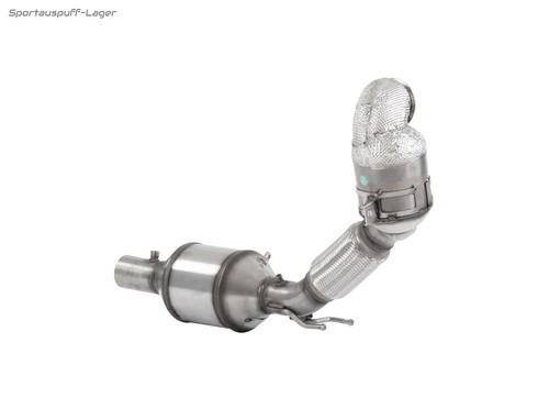 HJS Edelstahl Ø76mm Frontpipe mit Kat und OPF Skoda Octavia RS 245PS OPF - Bild 5 von 7