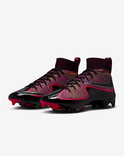 Size 12-Nike Vapor Edge 360 Untouchable Black/Pink Football Cleats (FQ0235-002) - Picture 4 of 8