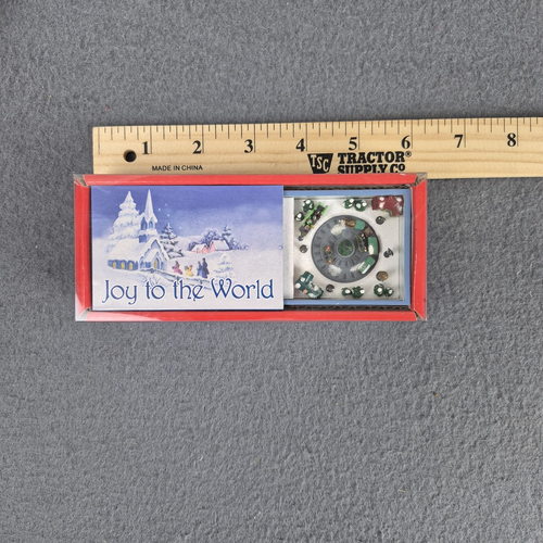 Mr. Christmas Matchbox Melodies Set 3 Animated Music Box Original Box Joy World - Picture 2 of 16