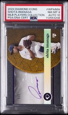 2024 TOPPS DIAMOND ICONS PLAYERS COLLECTON SHOTA IMANAGA 1/1 RC PSA 8 AUTO 10