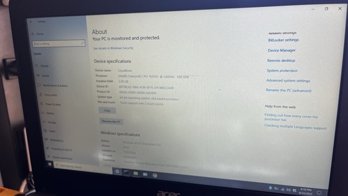 ๐ป Acer Aspire One Cloudbook 11.6โ | Celeron N3050 | 2GB/32GB | Charger - Picture 8 of 16