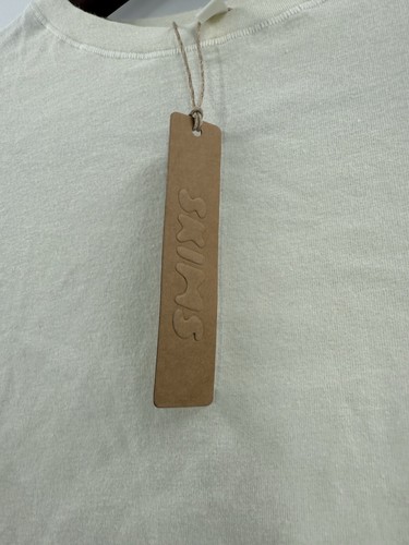 NEW W TAGS Skims Cotton Jersey T-Shirt - Bone - MEDIUM - Picture 2 of 11